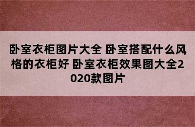 卧室衣柜图片大全 卧室搭配什么风格的衣柜好 卧室衣柜效果图大全2020款图片